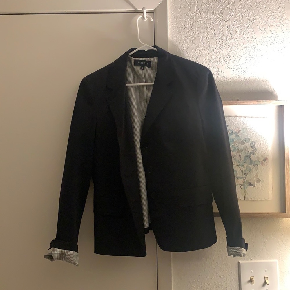 Talbots Blazer with striped lining